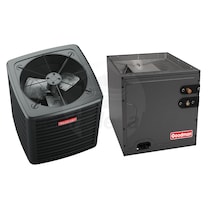 Goodman - 2.5 Ton Cooling - Air Conditioner + Coil Kit - 14.3 SEER2 - 14