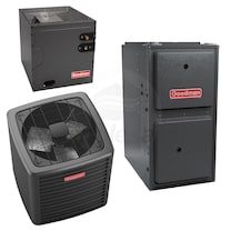 Goodman - 4.0 Ton Cooling - 100k BTU/Hr Heating - Air Conditioner + Variable Speed Furnace System - 17.2 SEER2 - 96% AFUE - Upflow