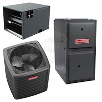 Goodman - 3.0 Ton Cooling - 40k BTU/Hr Heating - Air Conditioner + Variable Speed Furnace System - 16 SEER2 - 96% AFUE - Horizontal