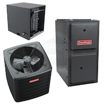 Goodman - 5.0 Ton Cooling - 120k BTU/Hr Heating - Air Conditioner + Variable Speed Furnace System - 15.2 SEER2 - 96% AFUE - Horizontal