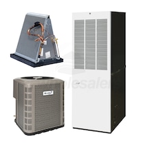 Revolv - 2.5 Ton Cooling - 53k BTU/Hr Heating - Air Conditioner + Electric Furnace System - 14.3 SEER2 - For Downflow Installation