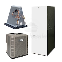 Revolv - 3.5 Ton Cooling - 35k BTU/Hr Heating - Air Conditioner + Electric Furnace System - 14.3 SEER2 - For Upflow Installation