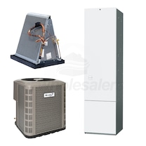 Revolv - 3.0 Ton Cooling - 45k BTU/Hr Heating - Air Conditioner + Gas Furnace Kit - 14.3 SEER2 - For Downflow Installation - Top Return