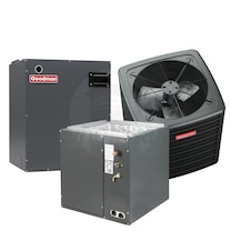 Goodman - 5 Ton Cooling - Air Conditioner + Variable Speed Air Handler System - 13.8 SEER2