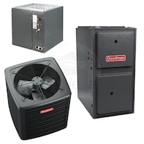 Goodman - 4 Ton Cooling - 120k BTU/Hr Heating - Air Conditioner + Multi Speed Furnace System - 13.4 SEER2 - 96% AFUE - Upflow