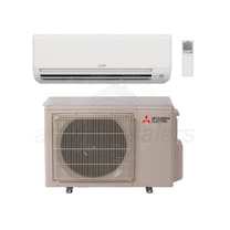 Mitsubishi - 15k BTU Cooling Only - M-Series Wall Mounted Air Conditioning System - 21.0 SEER2