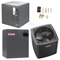 Goodman - 5.0 Ton Cooling - Air Conditioner + Variable Speed Air Handler System - 19.0 SEER2