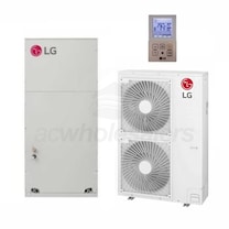 LG - 48k Cooling + Heating - Ducted Vertical - Air Conditioning System - 16.5 SEER2