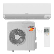 View Mitsubishi - 18k BTU Cooling + Heating - M-Series H2i Wall Mounted Air Conditioning System - 21.5 SEER2
