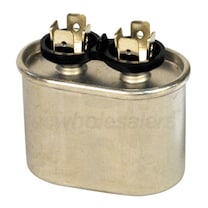 Mars - Single Section Oval Capacitor - 7.5 MFD - 370 Volt