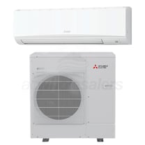 View Mitsubishi - 24k BTU Cooling + Heating - P-Series Wall Mounted Air Conditioning System - 21.3 SEER2