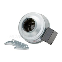 Fantech 139 CFM Centrifugal Inline Fan with 4 inch Duct Opening