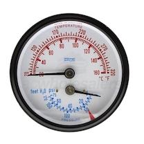 Burnham Temperature & Pressure Gauge