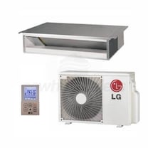 LG - 12k Cooling + Heating - Low-Static Concealed Duct - Air Conditioning System - 19.6 SEER