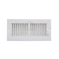 ProSelect PS2WW 14 x 4 Spaced 2-Way Sidewall/Ceiling Register White