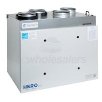 Fantech HERO - 173 CFM - Heat Recovery Ventilator (HRV) - Top Ports - 6
