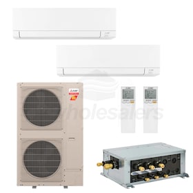 mihou　0607 Mitsubishi MXZ-SM60NL 2-MSZ-GX24NL Ductless Mini Split Heat Pump