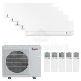 Mitsubishi MXZ-5D36NL 4-MSZ-GX06NL MSZ-GX09NL Ductless Mini Split