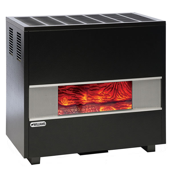 Williams 5002922A - 50k BTU - Fireplace-Look Room Heater - NG - 68 