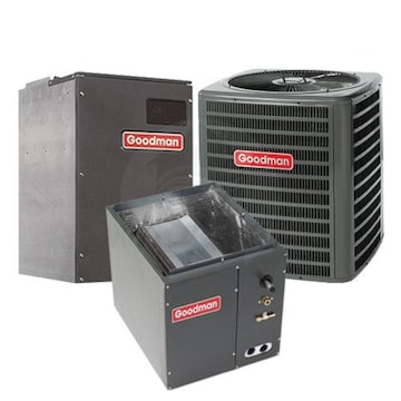 Goodman GSX130361 MBVC1600AA-1 CAPF3743C6 3 Ton 14 SEER Air