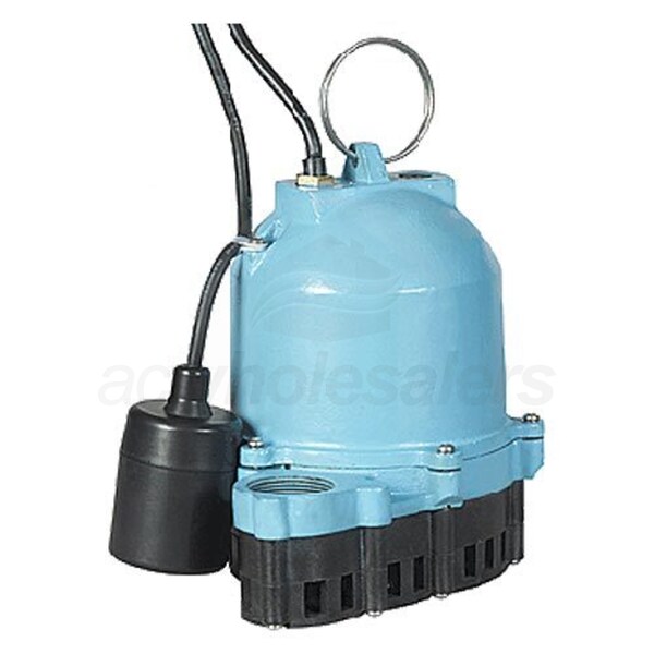 Little Giant 506424 ES33W110 Submersible Sump Pump w/Wide Angle Float