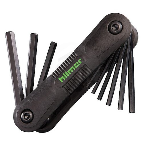 hilmor 1839048 Hex Key Folding Set 5/64 Inch To 5/32 Inch HKFS