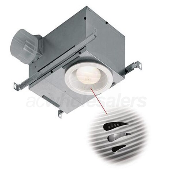 Broan 744SFLNT Bathroom Fan Humidity Sensing Recessed 70 CFM with Light