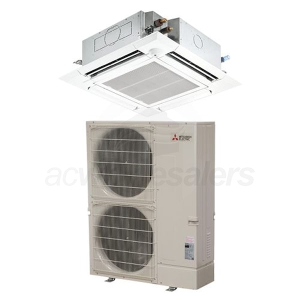 Mitsubishi 36 000 Btu 22 Seer Ductless Ceiling Cassette Cooling Only