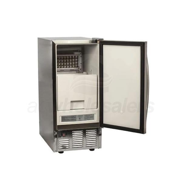 Edgestar OIM450SS 15Inch Ice Maker Outdoor Rated Up to 50 Lbs